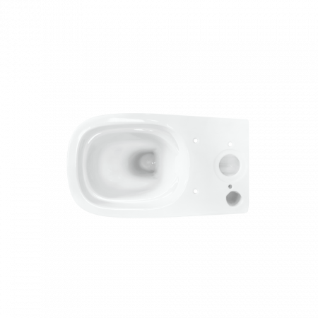 Унитаз-компакт Sanita Luxe Infinity Rimless INFSLCC01040522R с бачком и сиденьем микролифт